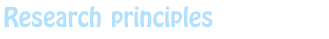 Research principles